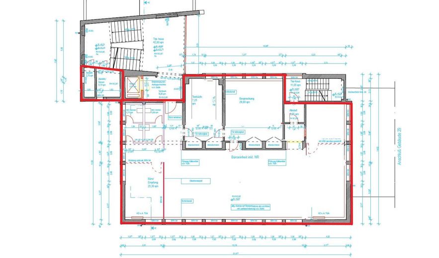 Repräsentative Büroeinheit 250,35 m² im Hochhaus – Gebäude 30 3. OG – Foto 15