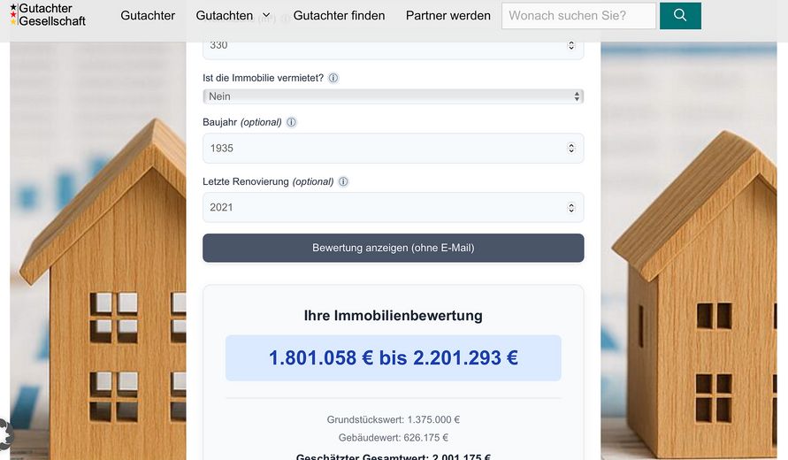 Große Altbau-Villa in Augsburg Göggingen - Exklusives Haus mit Garten – Wert Gutachter-Gesellschaft