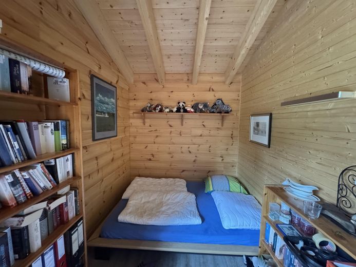 Holzhaus zwischen Nord- und Ostsee – Büro/Schlaf