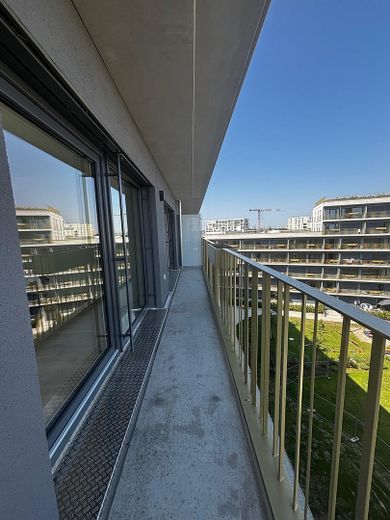 Prima occupazione | Appartamento di nuova costruzione con 2 locali, terrazza sul tetto e vista sulle Alpi – Balkon2