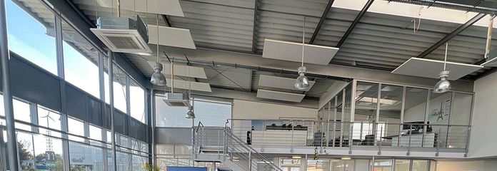 Ausstellungs-und Bürofläche