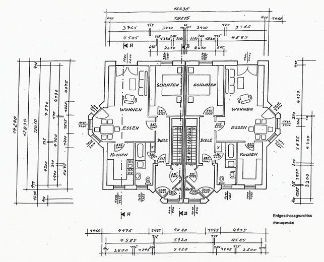 Solides MFH, Schweriner Stadtrand, als Investment o. Eigennutzung, sof. bezugsfähig, 2.505m² Grdst. – Plan Erdgeschoss