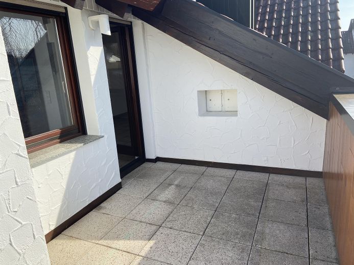 großer Balkon