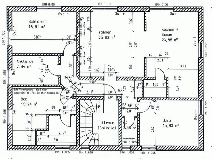 In diesem wunder-vollen Traum-Haus ist ALLES möglich, Wohnen und Arbeiten – Grundriss OG