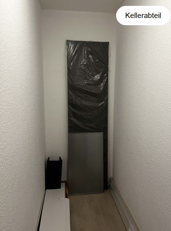 Exklusive 2-Raum Wohnung mit Terrasse/Garten, Stellplatz und EBK – Keller
