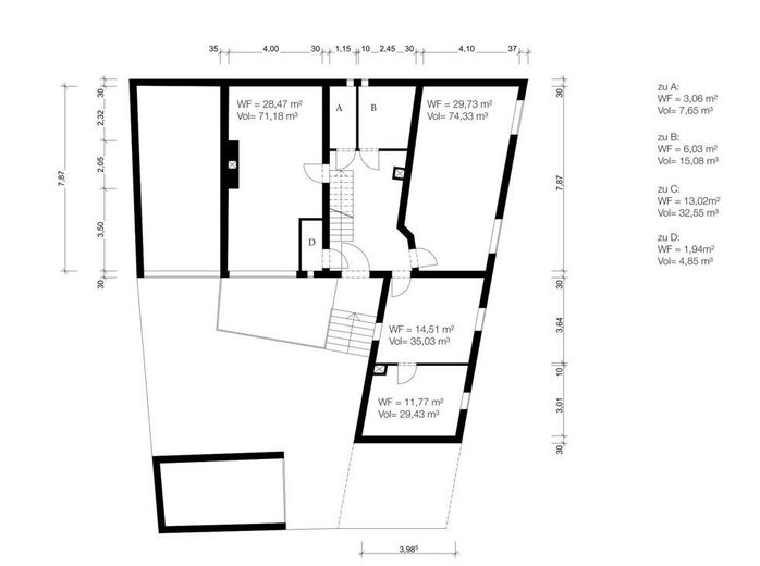 Einfamilienhaus - kernsaniert mit Innenhof und Garten, Scheune, PV – Grundriss EG