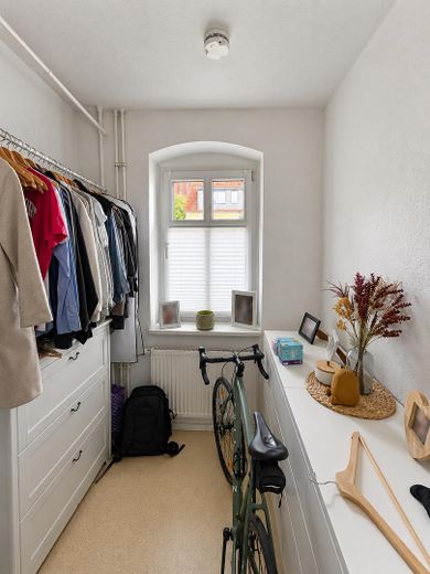 Hochparterrewohnung mit Balkon – 1,5 Zimmer in Fürstenwalde – 0,5 Zimmer (Schlafzimmer)