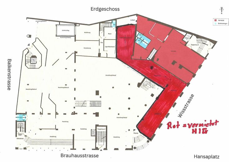 Topimmobilie 1A Lage Hansaplatz – Erdgeschoss