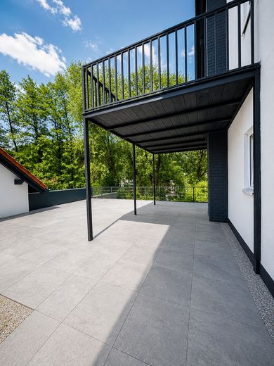 Große Dachterrasse