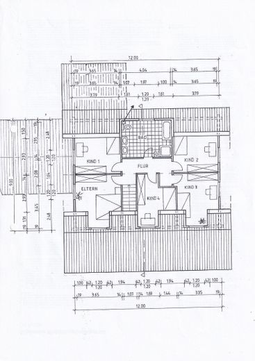 freistehendes Einfamilien, Vollholzhaus, kanadisches Blockhaus ökologische Bauweise, sehr gepflegt – Obergeschoss