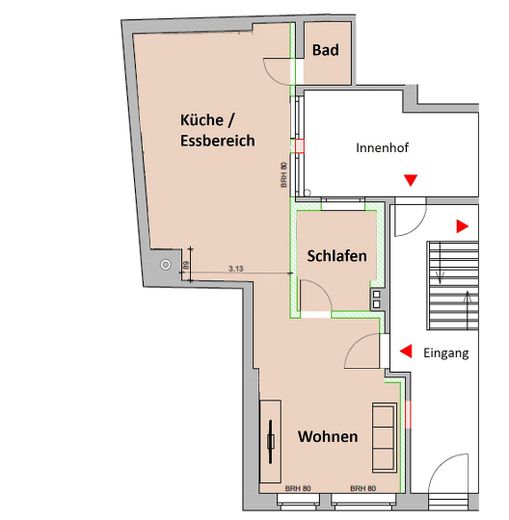 73m²-Wohnung im Zentrum von Apolda – Erstbezug nach Sanierung – Foto 9