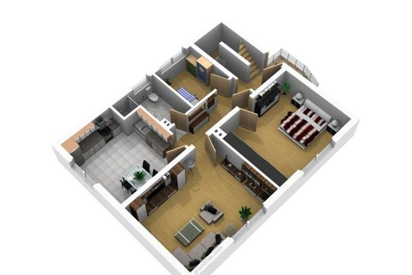 !SENZA PROVVIGIONE! Casa bifamiliare a Wesertal-Oedelsheim, modernizzata! 2 appartamenti, ciascuno con 3 locali/74 m² (affittati), garage, giardino, tranquillo ++ investimento di capitale o uso proprio ++ possibile rata mensile 863,20 €