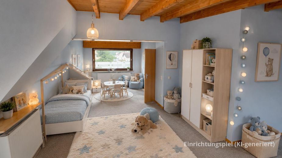 Kinderzimmer im DG, KI-Vorschl