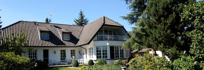 Haus  Blick vom Pool
