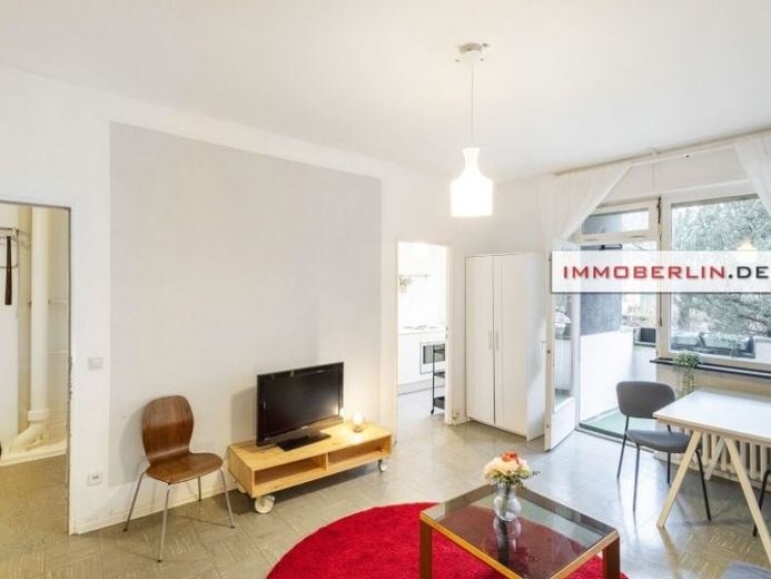 IMMOBERLIN.DE - Nette Aussichten! Helle Wohnung mit Westloggia in Ruhelage & Pkw-Stellplatz – Foto 1