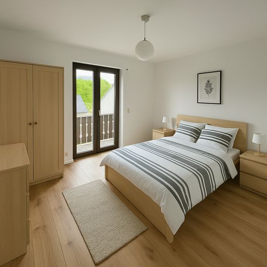 Dieburg में 2 कमरों वाला अपार्टमेंट, पहली मंज़िल – Schlafzimmer mit Balkon