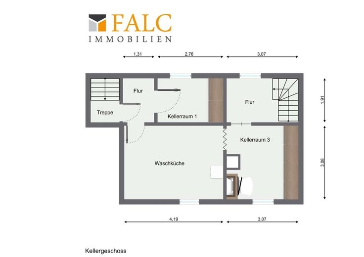 +++kleines Häuschen mit einem großen Grundstück+++ – Grundriss Kellergeschoss