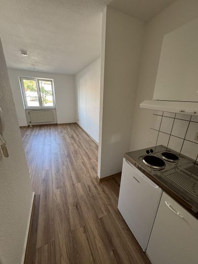 Wohn-Schlafzimmer mit Küche