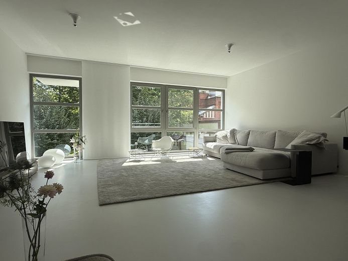 Wohnzimmer-Blick Privatgarten