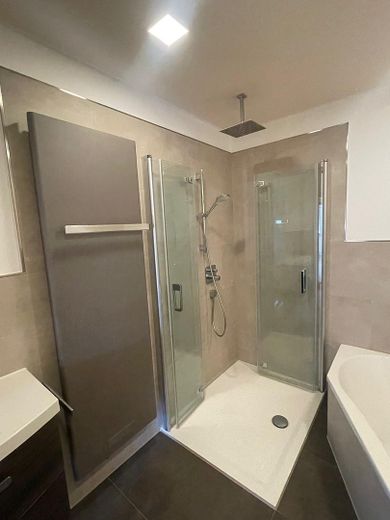 Hauptbad mit Dusche/Badewanne