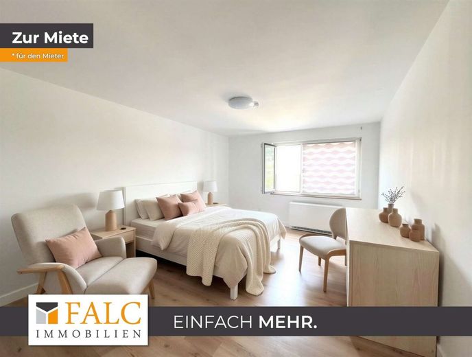 Großzügige 3,5-Zimmer-Wohnung mit Balkon und optionalem Dachboden in Essen-Holsterhausen – Schlafzimmer