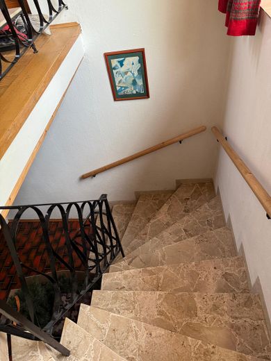 Treppe ins Untergeschoß