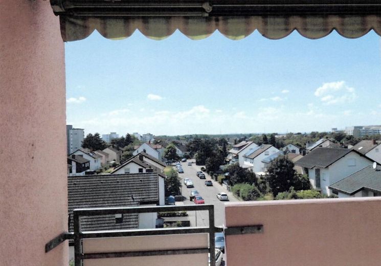 Ausblick vom Balkon