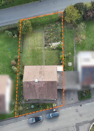 Großzügiges - freistehendes - Einfamilienhaus mit Garten - Privatverkauf ohne Maklerprovision – Luftaufnahme - von oben 1