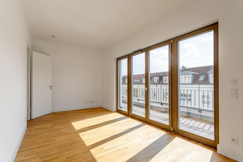 H9-Penthouse 1 → Luxuriöses Penthouse mit Dachterrasse und Panoramablick – Schlafzimmer 1