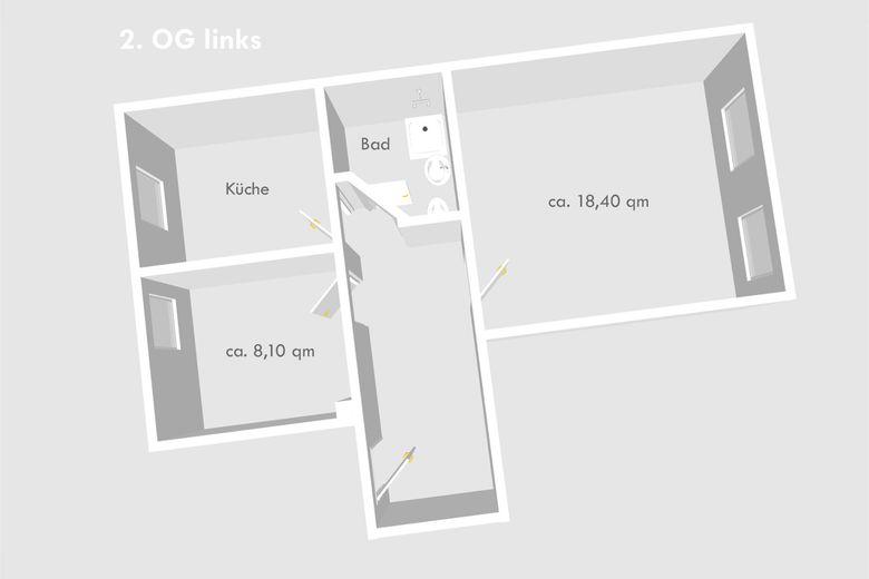 schematischer Grundriss