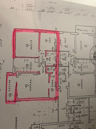 Grundriss 3,5 Zimmer