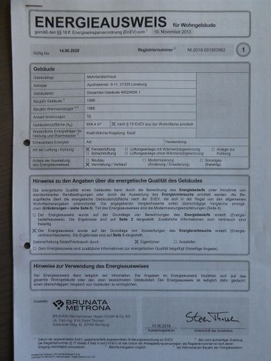 Energieausweis 1