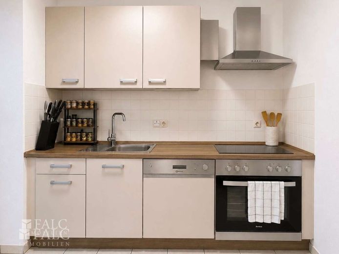 Provisionsfrei! 2-Zi-Wohnung mit Garten und Stellplatz in ruhiger Lage von Magdeburg Hopfengarten – Küche