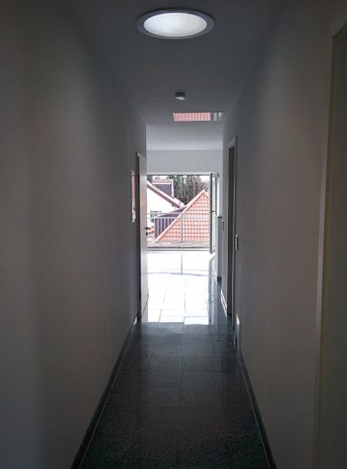 Blick zum Balkon