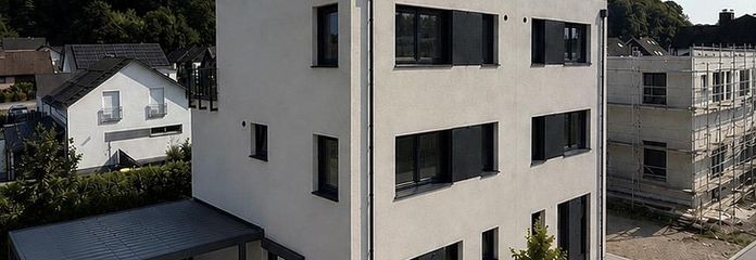 KFW 40 Doppelhaushälfte in Lohmar-Donrath - Neubau mit Garten & 5 Zimmern – Ansicht 2 Haus 4 Visu