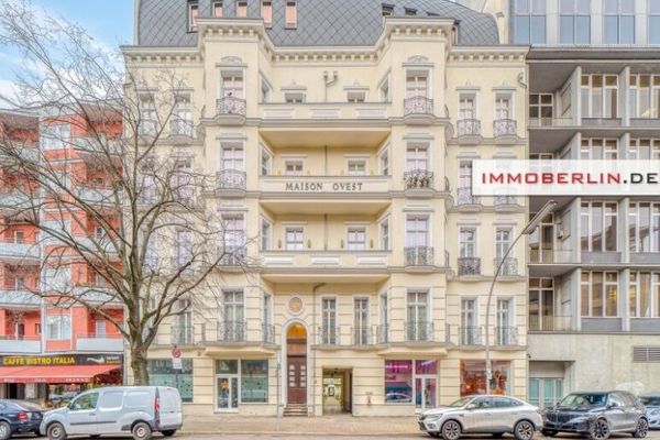 IMMOBERLIN.DE - Posizione privilegiata! Squisito appartamento in edificio d’epoca con ampio balcone vicino al KaDeWe