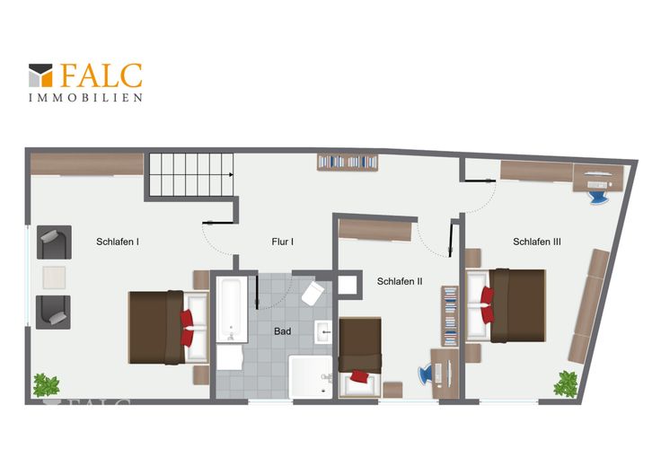 Ihr neues Zuhause in Dansweiler – Grundriss Obergeschoss