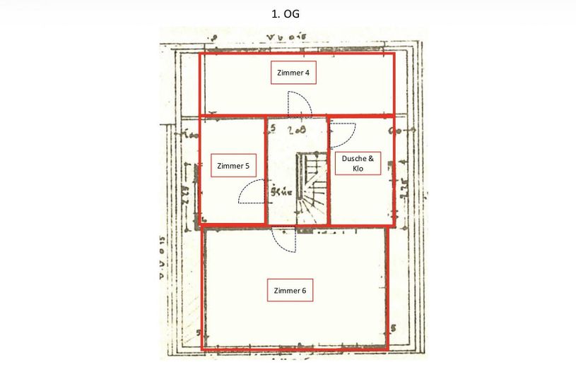 Grundriss 1 OG