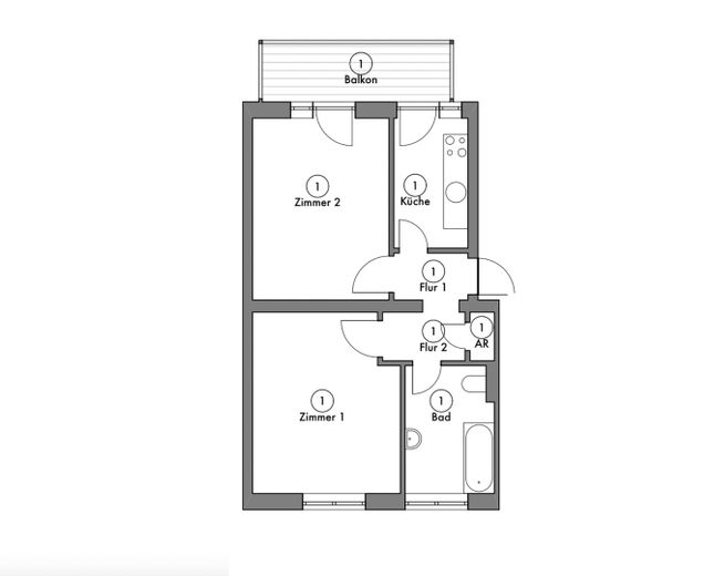 Grundriss EG links 