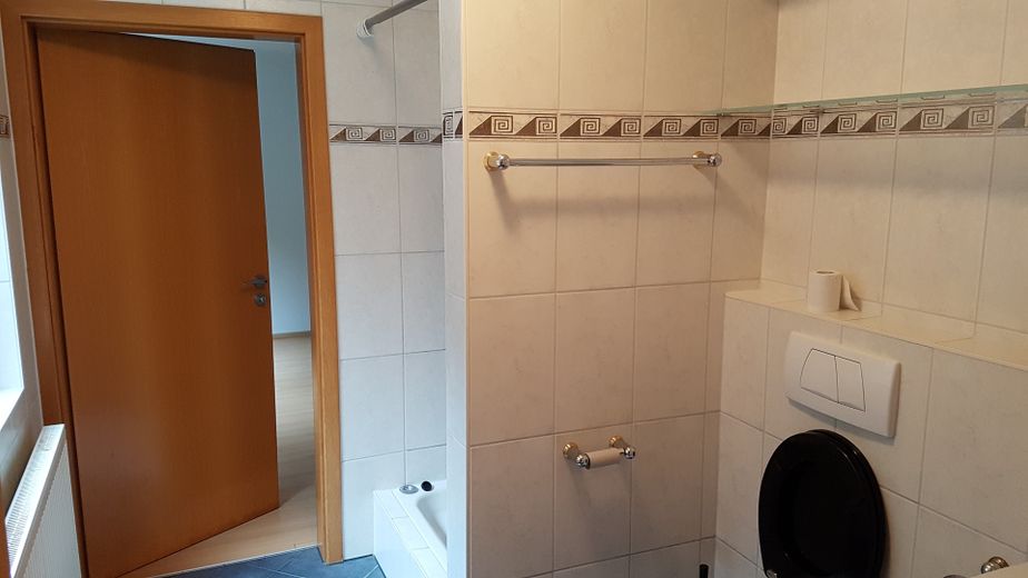 Dusche zum Schlafzimmer