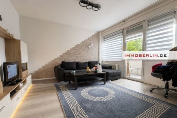 IMMOBERLIN.DE - फेनसी के पास दक्षिण-पश्चिम बालकनी वाला उज्ज्वल और स्टाइलिश रूप से आधुनिकीकृत अपार्टमेंट