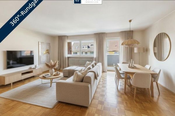 Zabo von seiner schönsten Seite – Großzügiger Balkon & edles Parkett