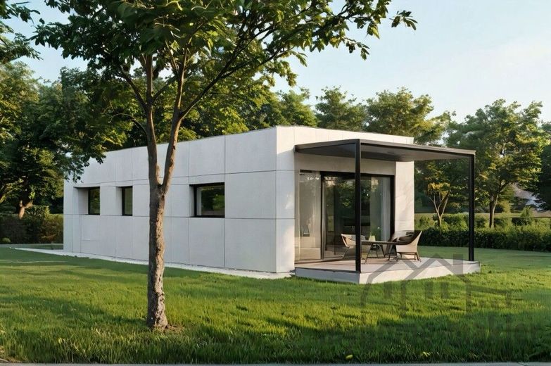 Ihr neues Modulhaus in nur 4 Tagen Einzugsfertig mit großem Garten in Stein-Unterweihersbuch – Modulhaus Rendering 029