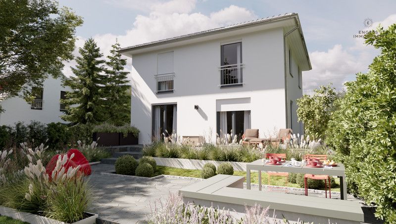 Stadthaus zum Wohlfühlen mit Keller in Waldbröl - Energiesparhaus EH 55 GEG – Stadthaus-Flair-124-Garten