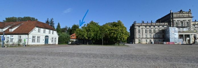 Blick vom Schloßplatz