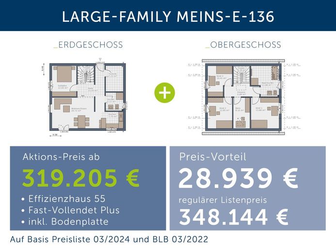 Eigenheim statt Miete! - Wunderschönes Traumhaus von Schwabenhaus – Meins-E-136 Preisvorteile