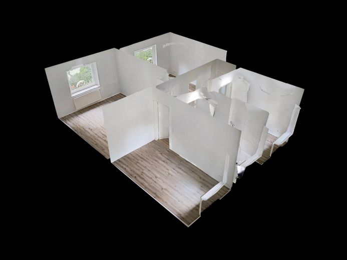Draußen bläst der Herbstwind, bei uns schmelzen die Kosten - 1 NKM FREI: Schöne 3-Zimmer-Wohnung in fußläufiger Altstadtnähe – 3D-Ansicht Grundriss