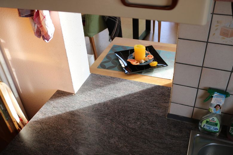 Durchreiche zum Wohnzimmer