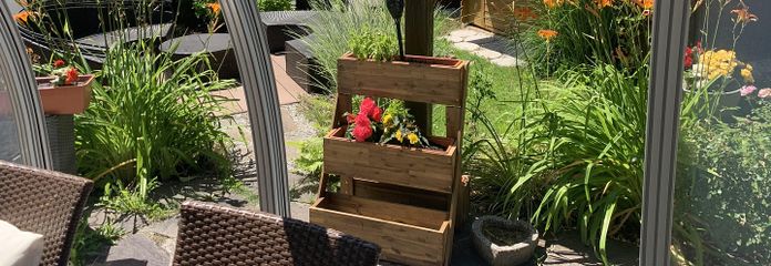 Blick in den Garten 