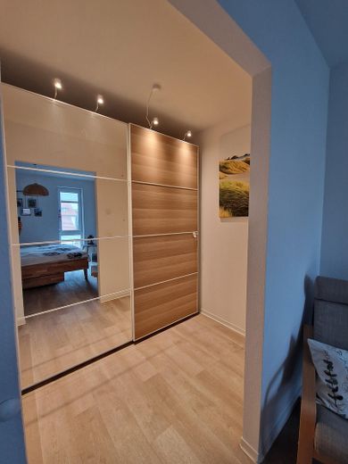 Ankleideraum am Schlafzimmer